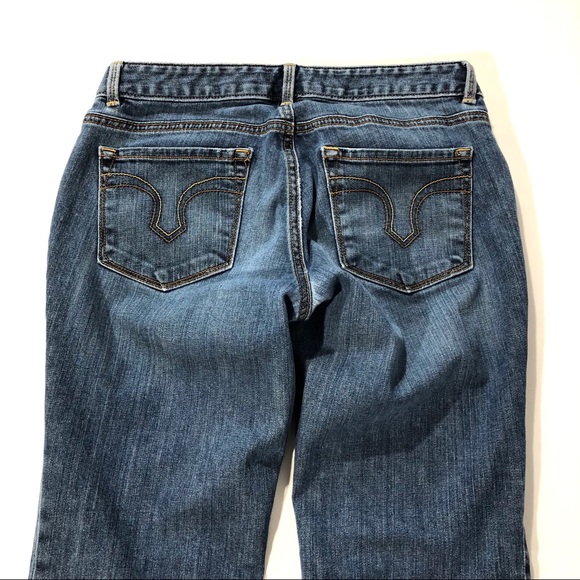 LOFT Low Rise Stretch Curvy Boot Jeans 6P - Picture 5 of 8